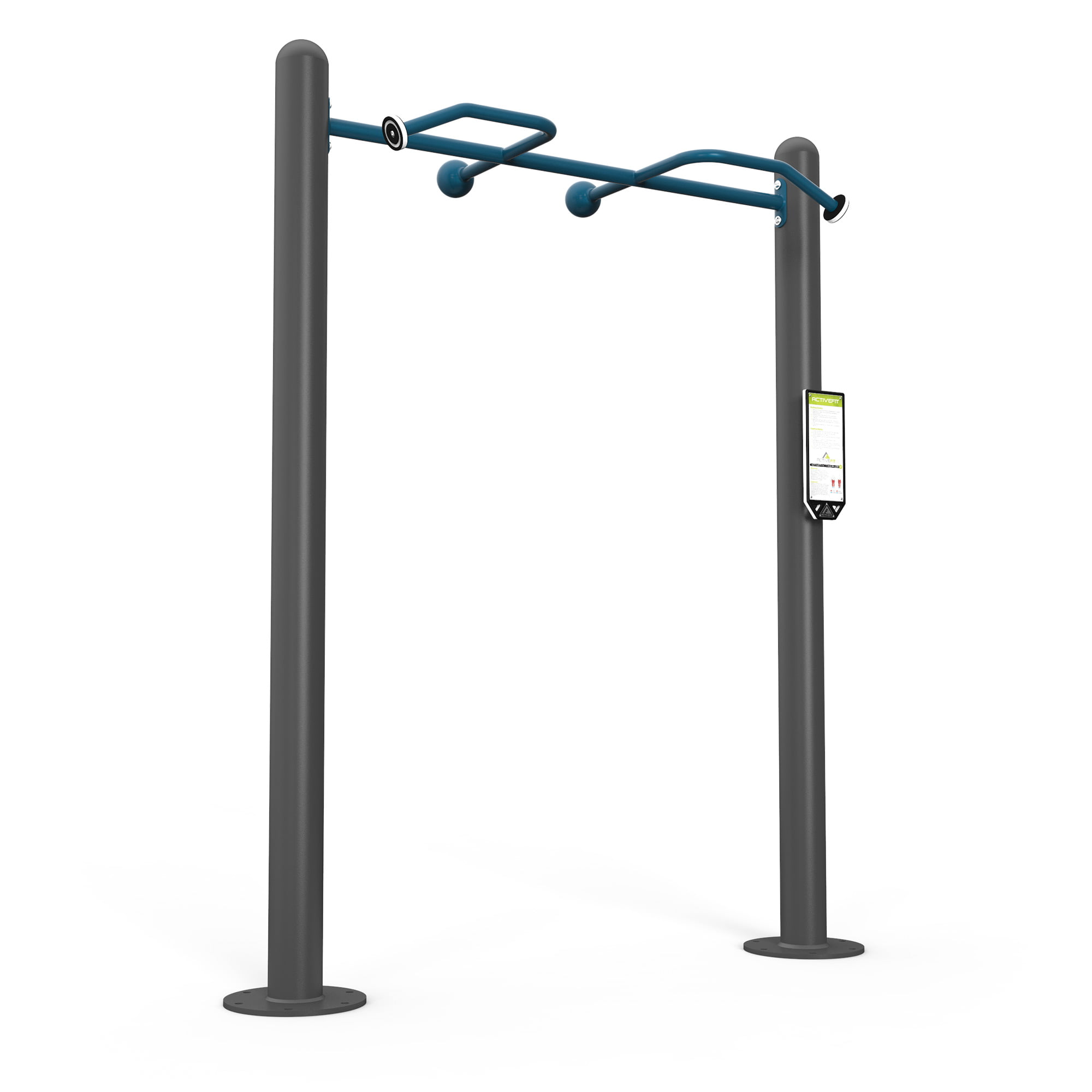Multi-Grip Pull Up Bars - ActiveFit Outdoor Fitness Equipment