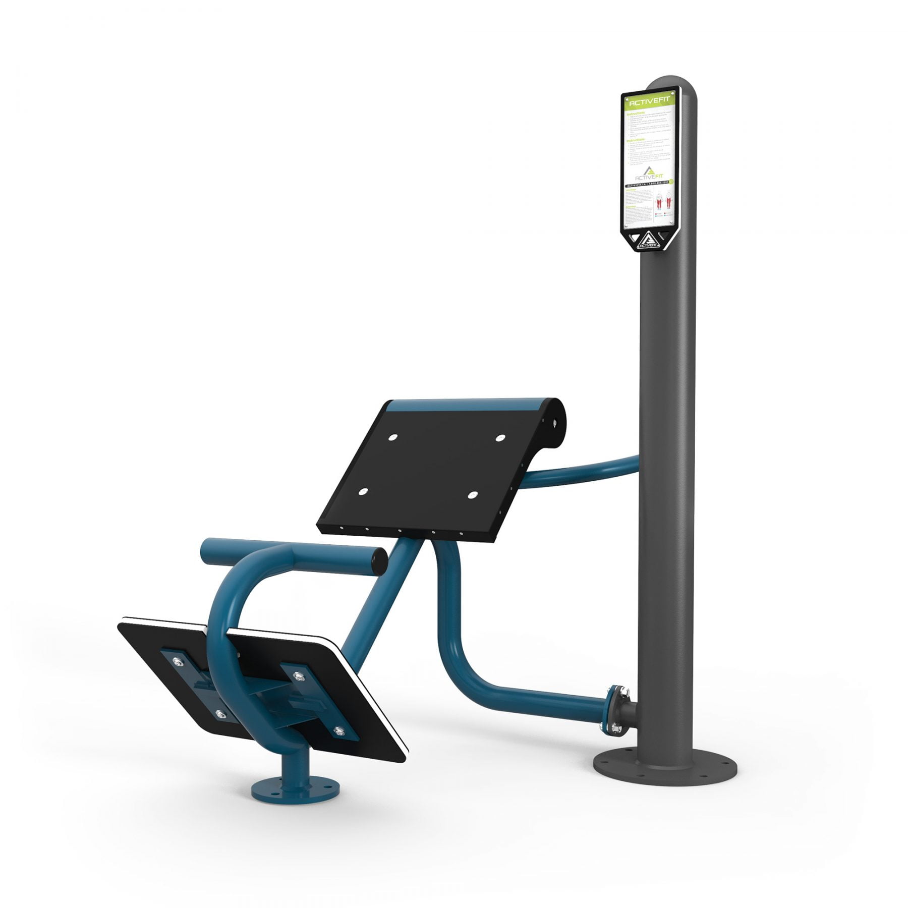 HyperExtension Bench ActiveFit Outdoor Fitness Equipment